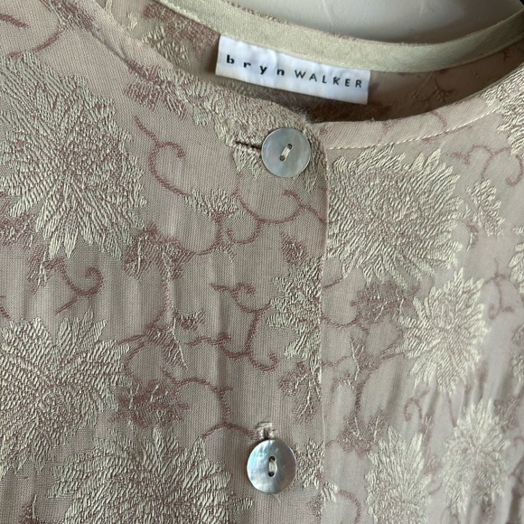 Bryn Walker button front Maxi Dress S embroidered USA boho prairie lagenlook - Picture 5 of 16